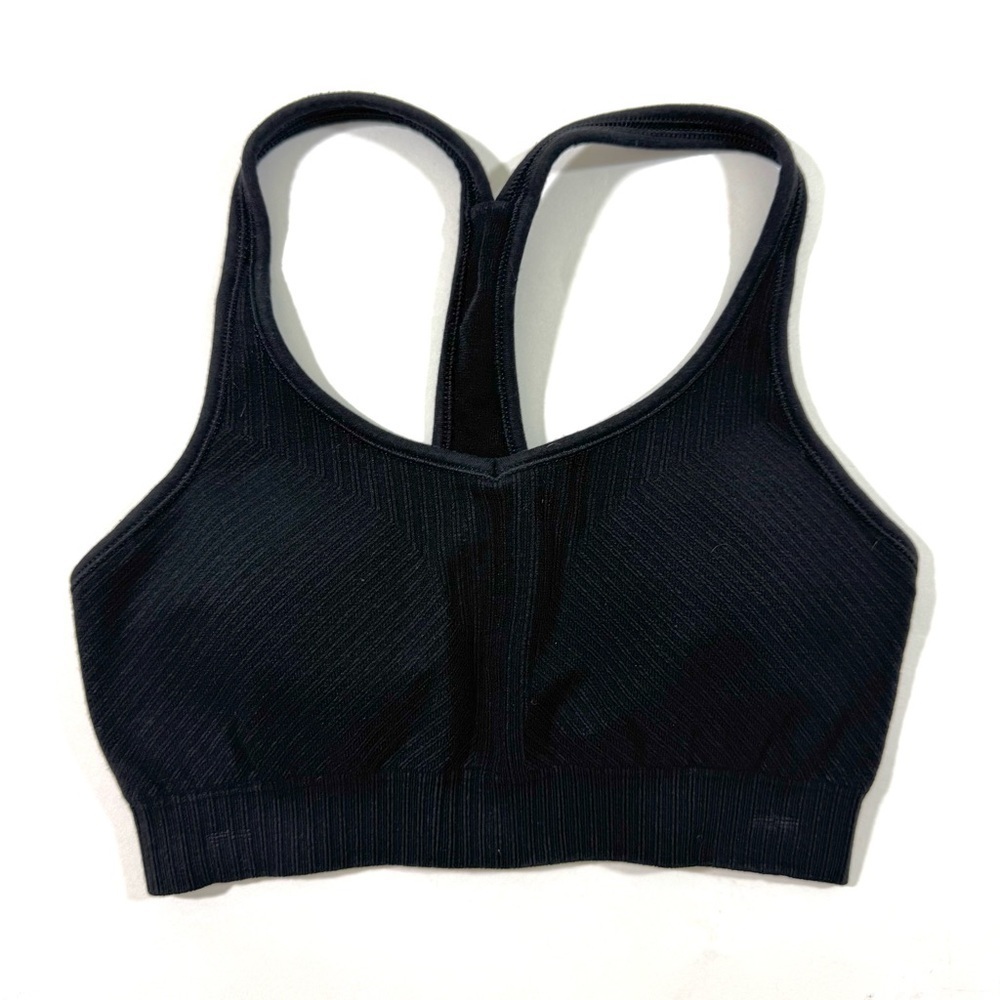 Athleta Recharge Bra Black Removable Pads Size XS
